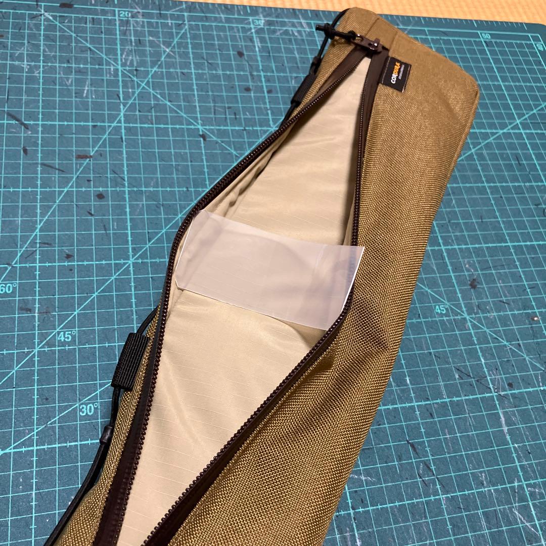 ハンドメイドフレームバッグ　コーデュラ1000 コヨーテ　48.5cm