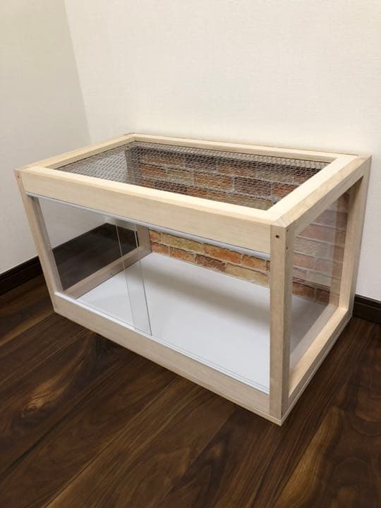 ハリネズミ ハムスター 木製ケージ 新品未使用 オーダー可能！カスタムベースに♬