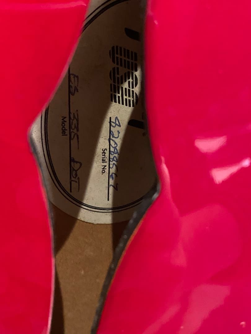 ES-335 1988年製　レッド　Gibson ヴィンテージ