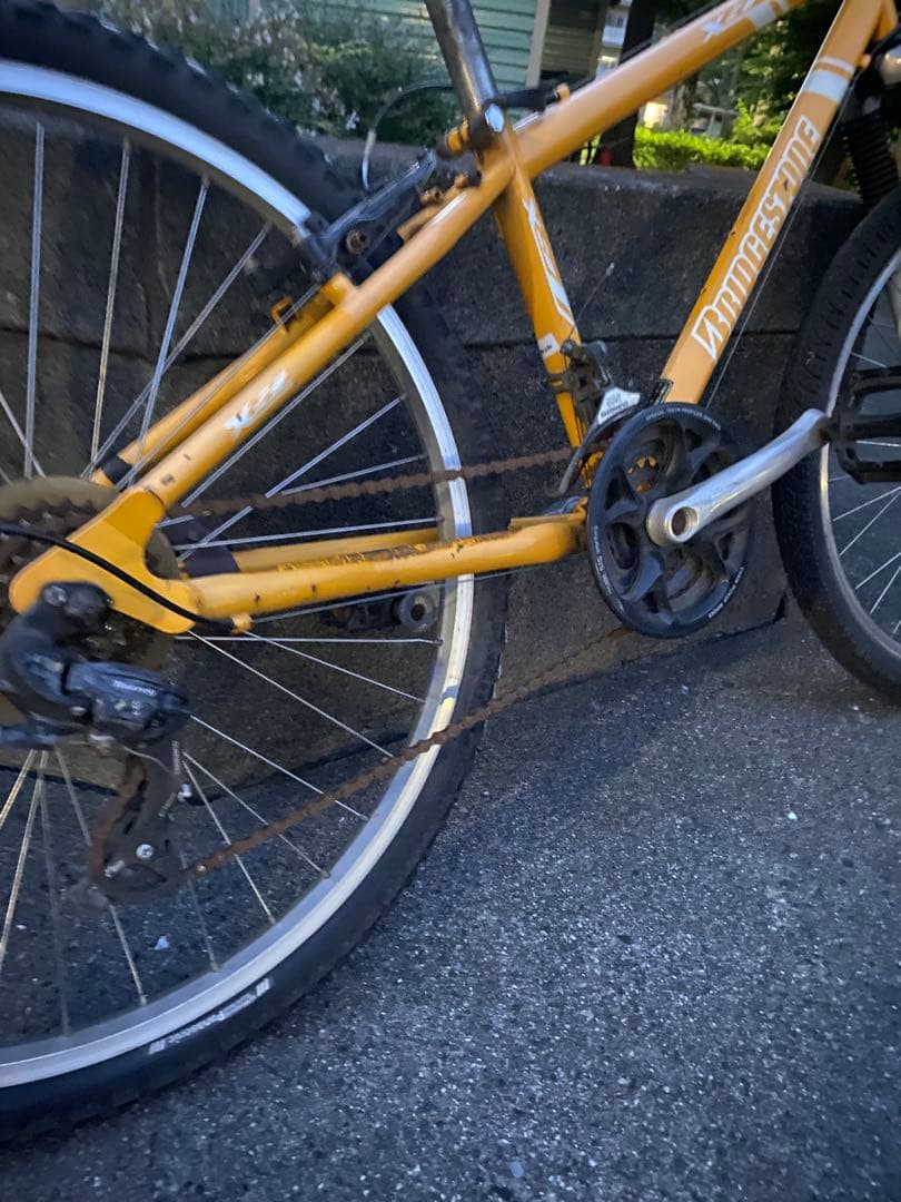 引き取り限定 BRIDGESTONE マウンテンバイク イエロー