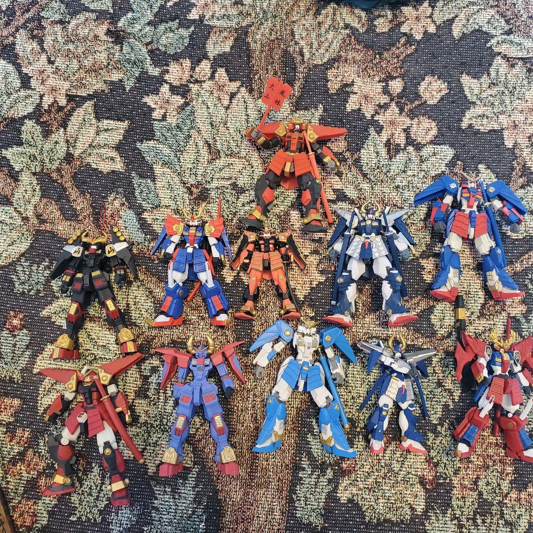 武者ガンダム　11体　リアル　武者絵巻立像 騎馬武者伝　元祖