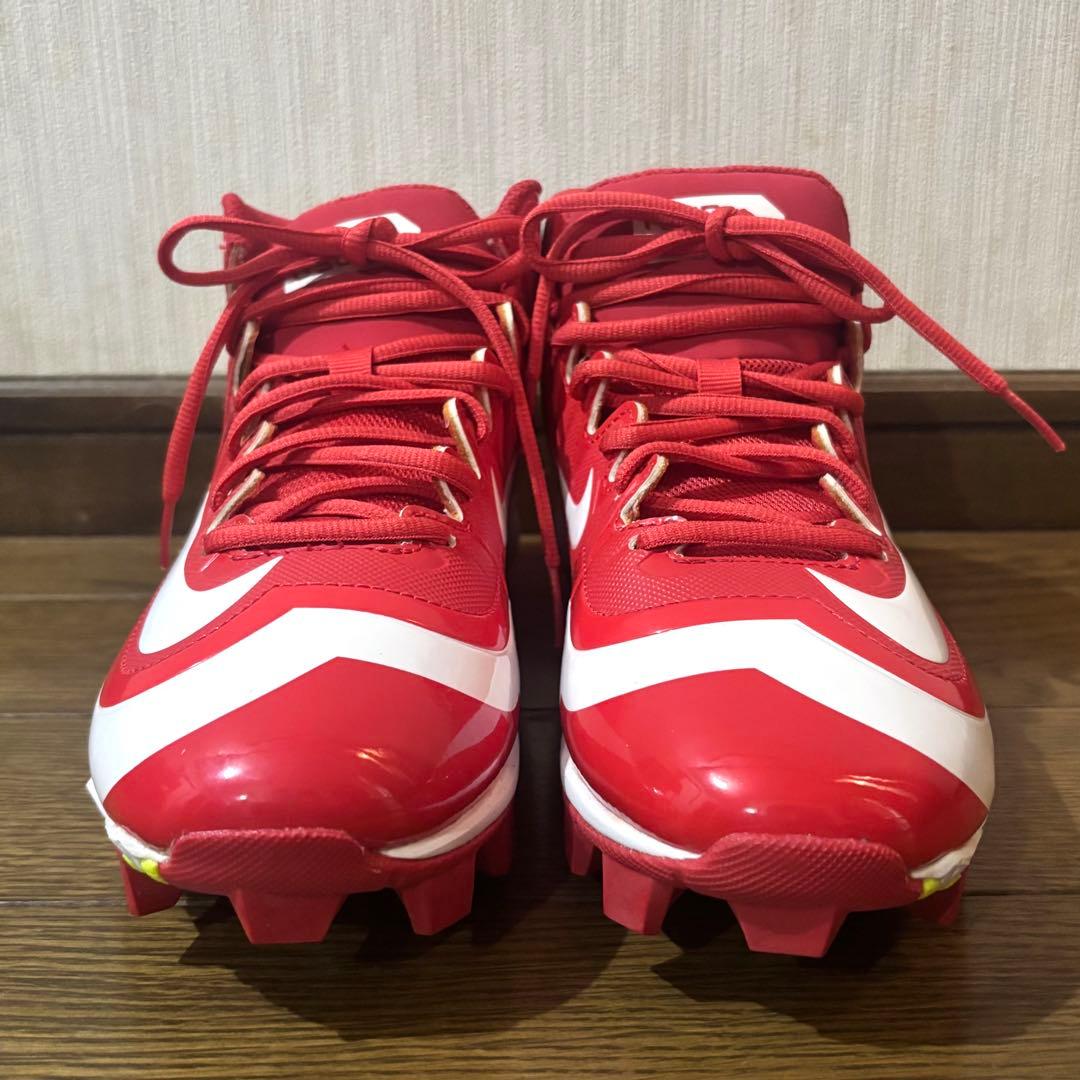 NIKE / エア ハラチ ベースボールスパイク 25.5cm レッド