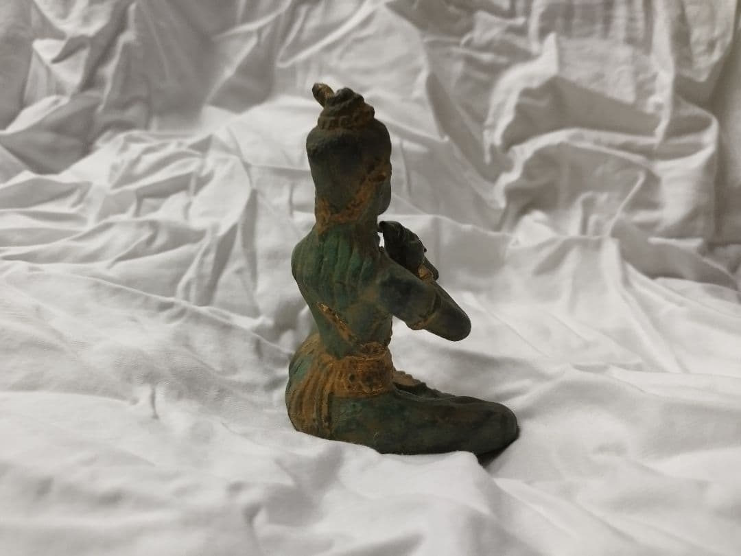 タイ国 インドラの神 青銅　ブロンズ　骨董品　現状品