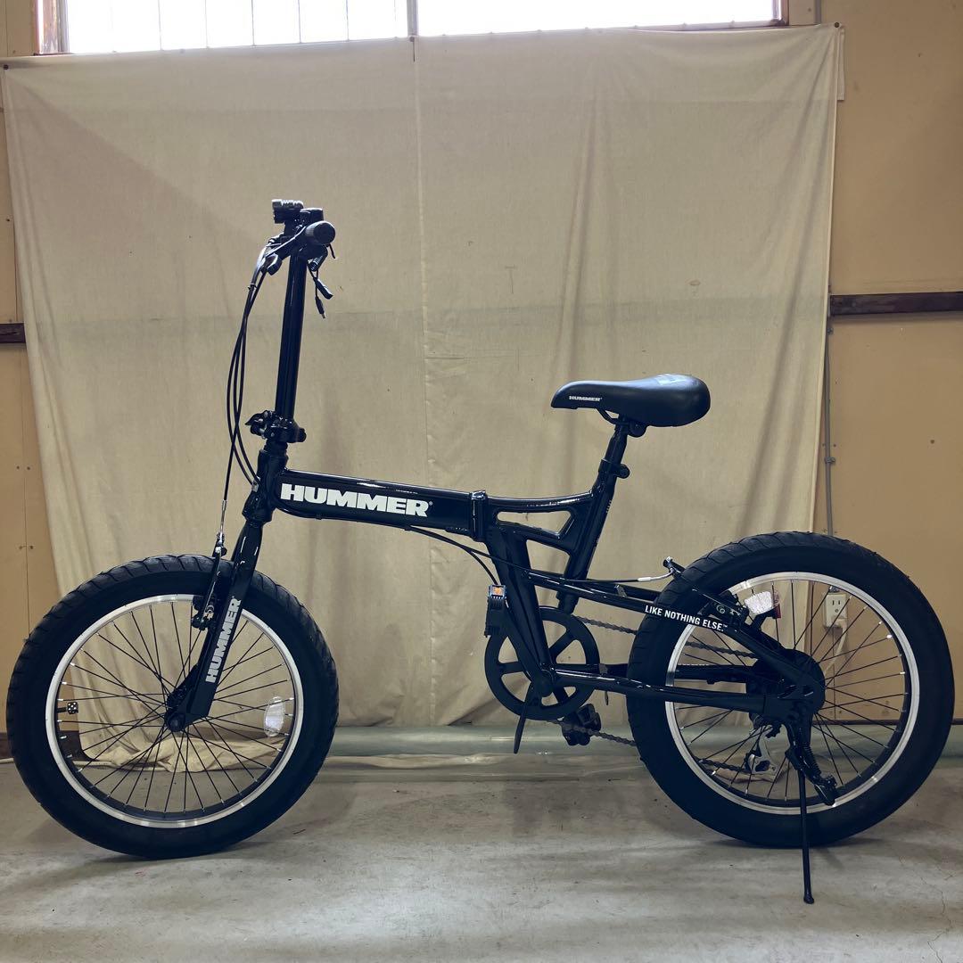 ゆけ樣専用HUMMER 折りたたみ自転車 20インチ ブラック