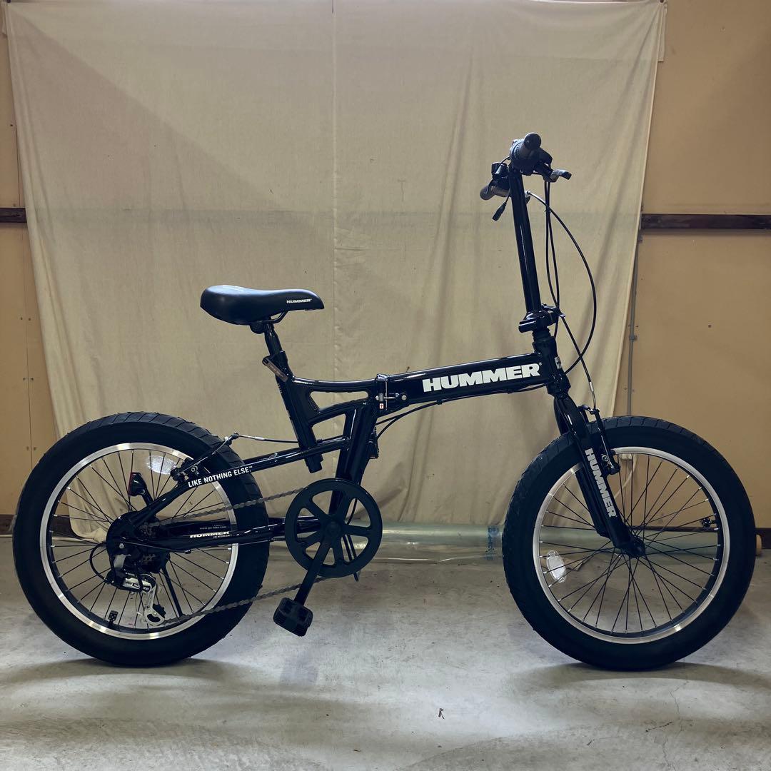 ゆけ樣専用HUMMER 折りたたみ自転車 20インチ ブラック