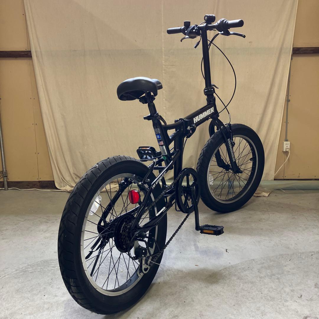 ゆけ樣専用HUMMER 折りたたみ自転車 20インチ ブラック