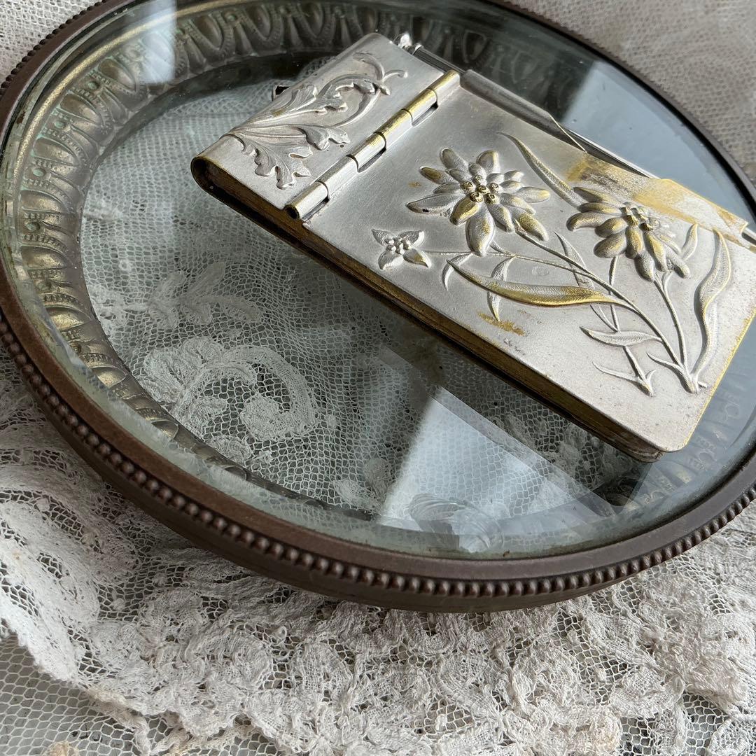 【B】フランスアンティーク　エーデルワイス　カルネドバル　シルバープレート