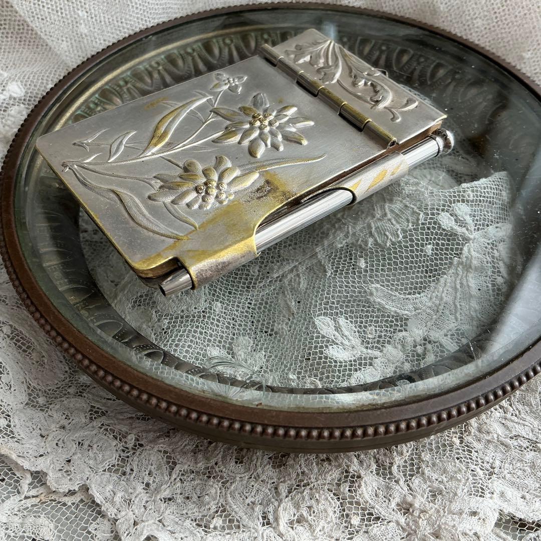 【B】フランスアンティーク　エーデルワイス　カルネドバル　シルバープレート