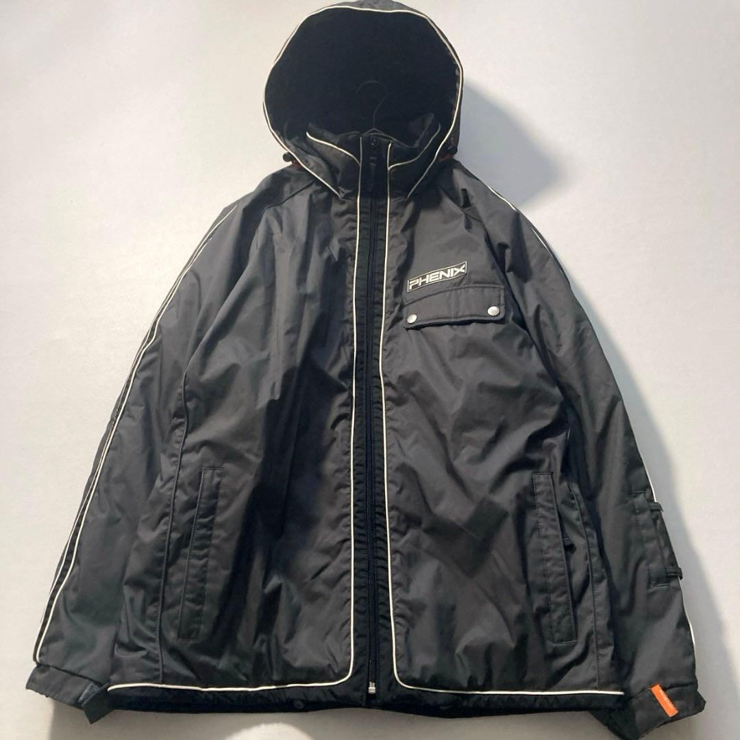 【ビッグサイズ】PHENIX スキージャケット XO 中綿 オレンジ裏地 グレー