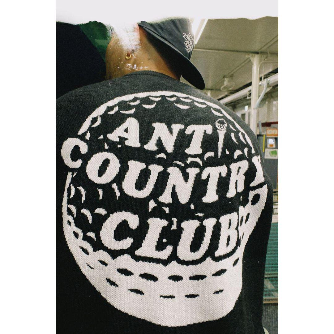 【新品・未使用】 ANTi COUNTRY CLUB TOKYO ニット 黒 M