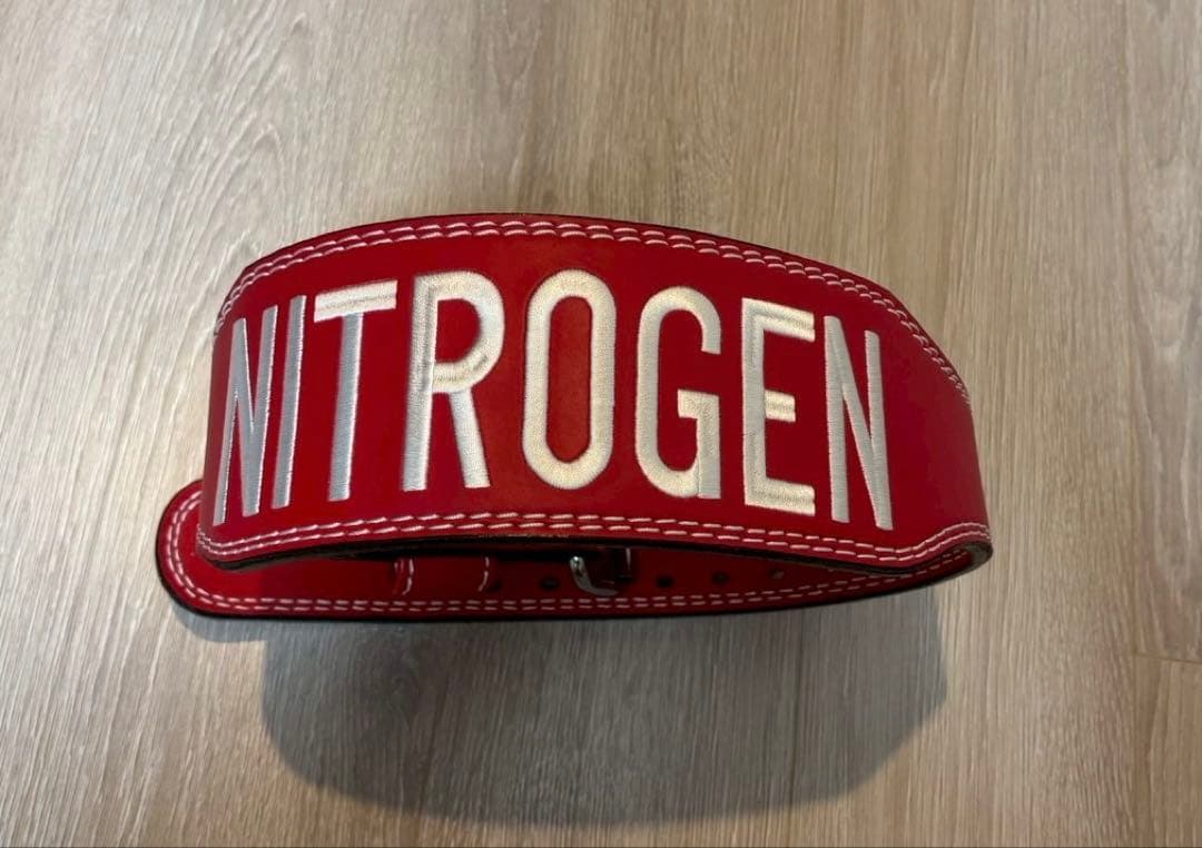 NITROGEN トレーニング・パワーベルト レッド