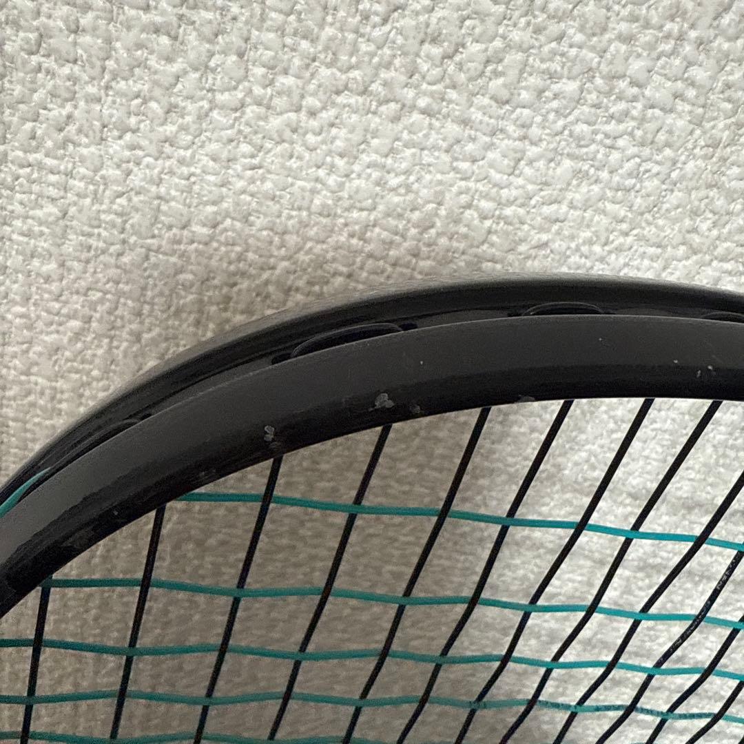 〈さばなん〉NANOFORCE 8Vテニスラケット ブラック/ブルー