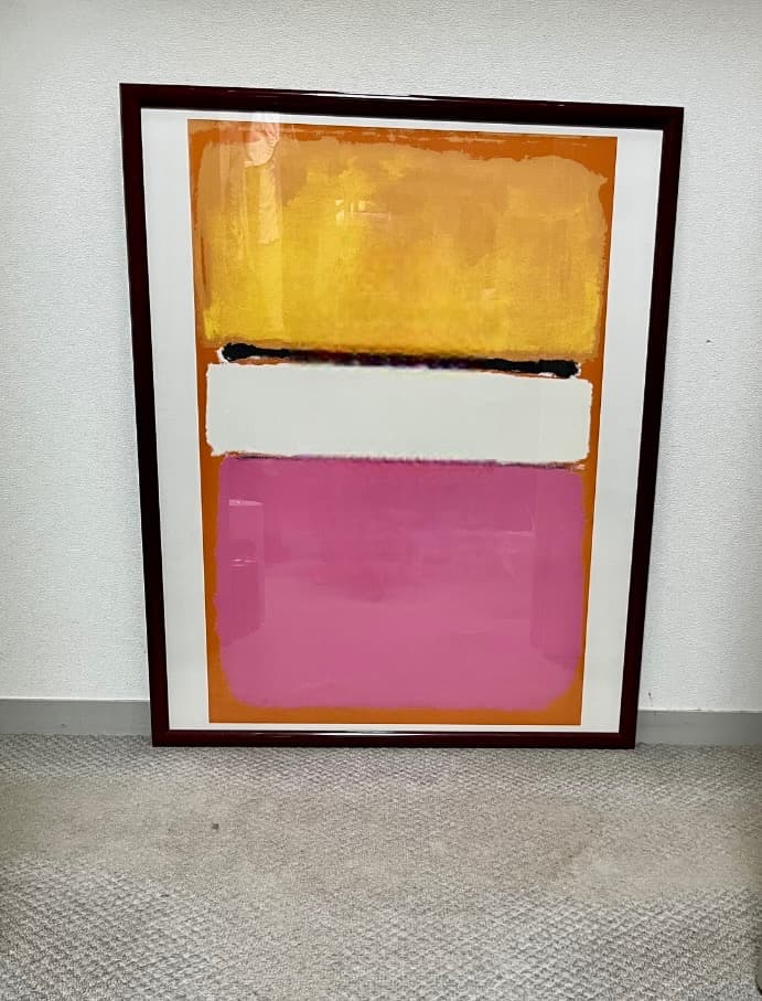 マーク・ロスコ「『White Center』(1950)　シルクスクリーン