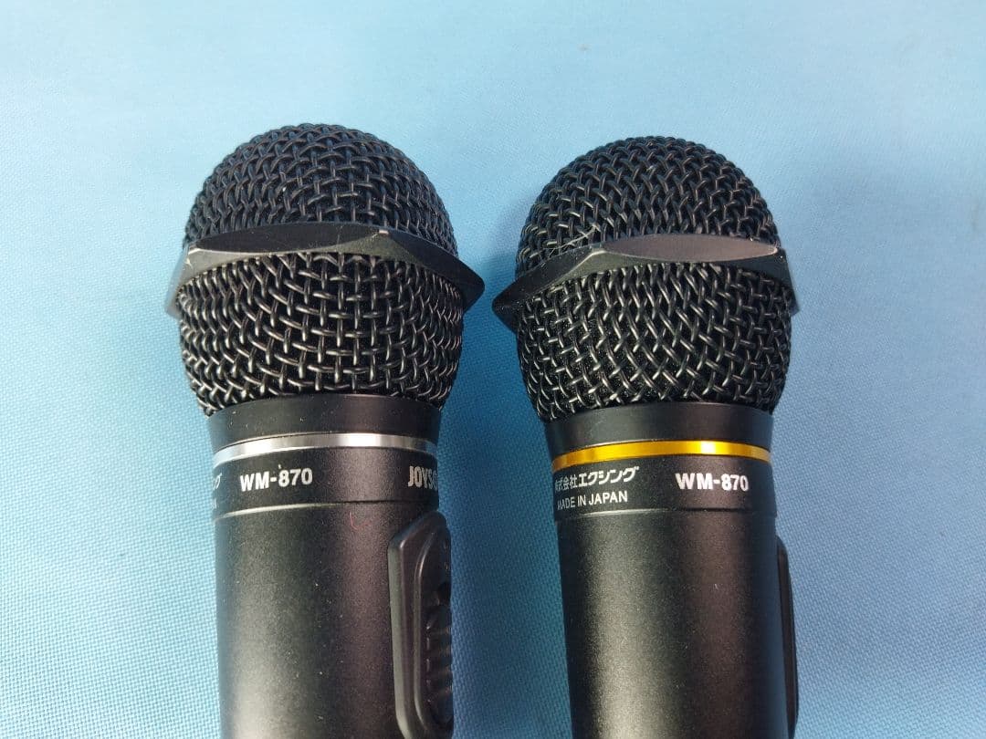 JOYSOUND　エクシング　ワイヤレスマイク　 2本セット　WM-870