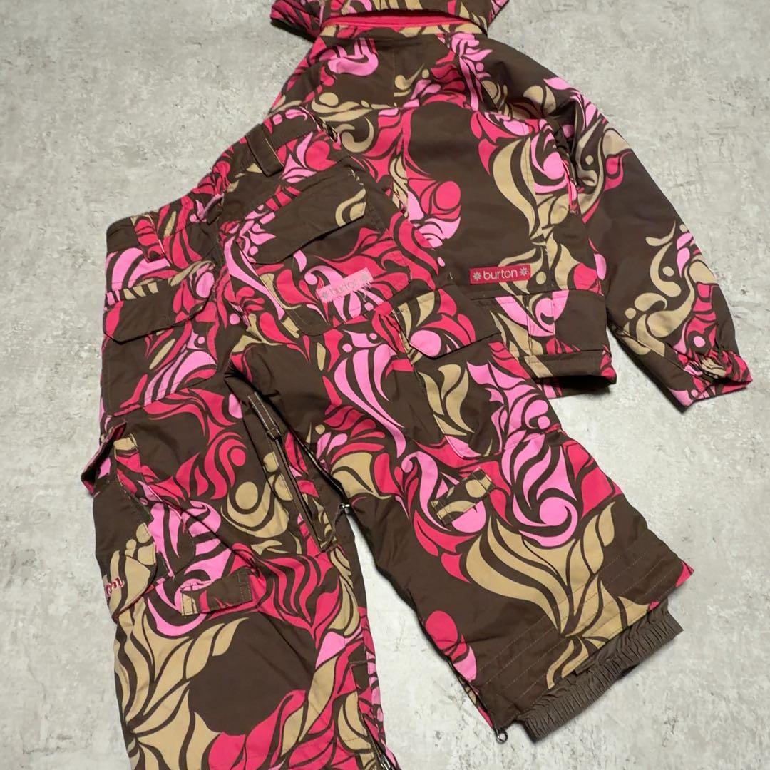 BURTON バートン　キッズ　スノーウエア　スノボウェア　上下セット　110