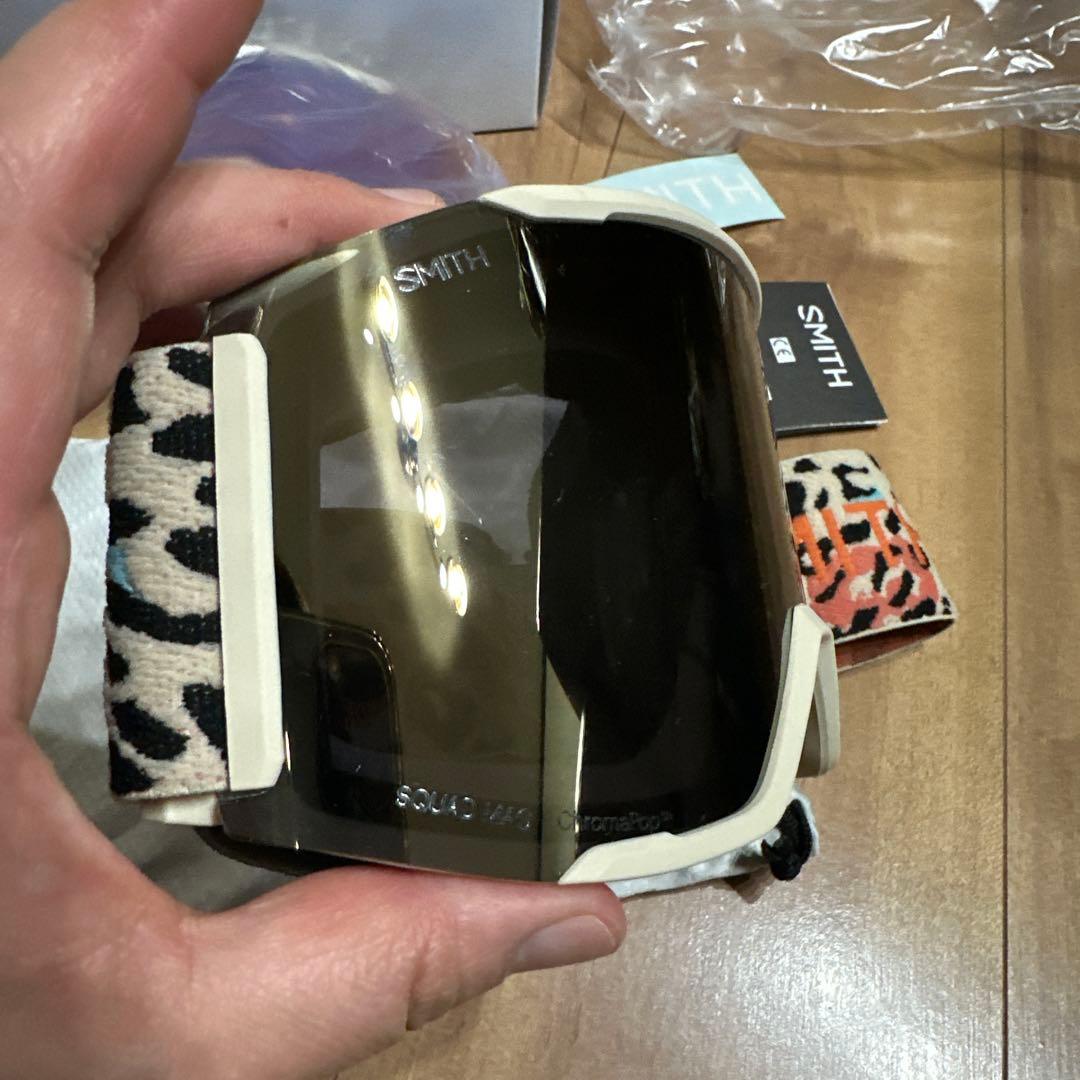 SMITH ChromaPop スキーゴーグル ヒョウ柄