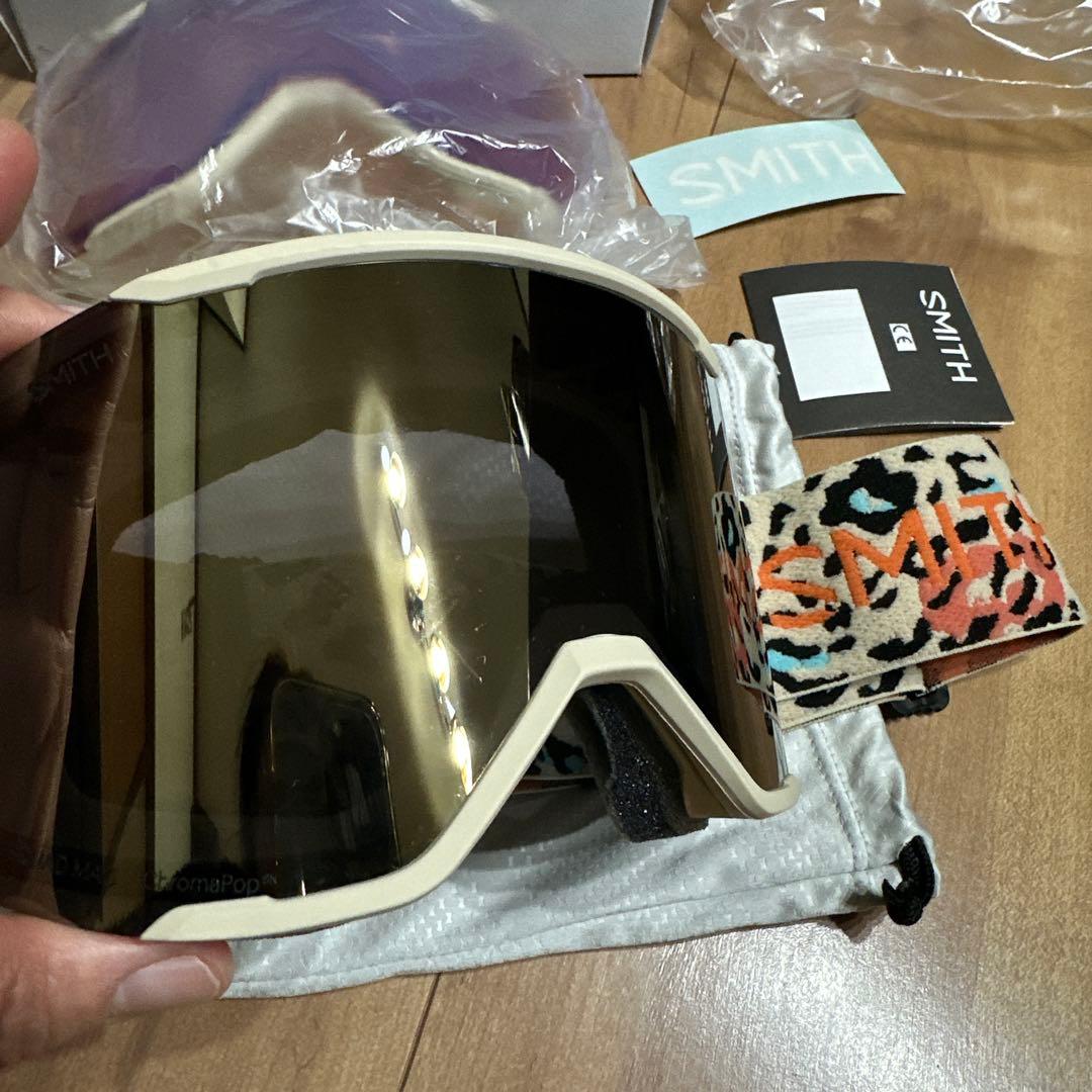 SMITH ChromaPop スキーゴーグル ヒョウ柄