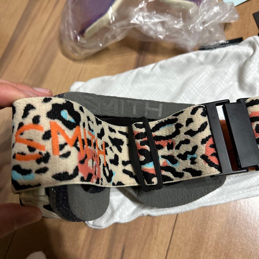 SMITH ChromaPop スキーゴーグル ヒョウ柄