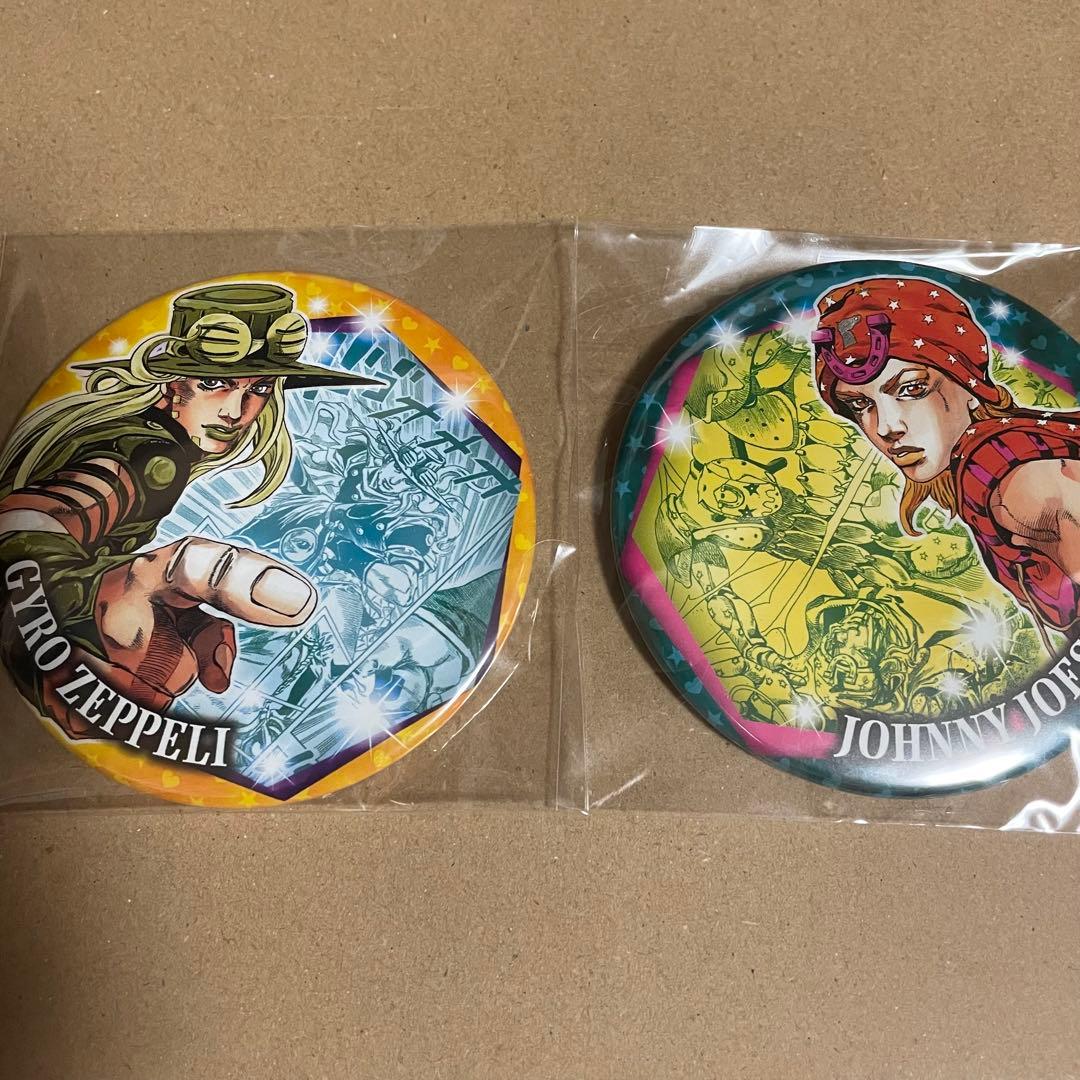 ジョジョの奇妙な冒険 コレクション缶バッジ heroes ジャイロ ジョニィ