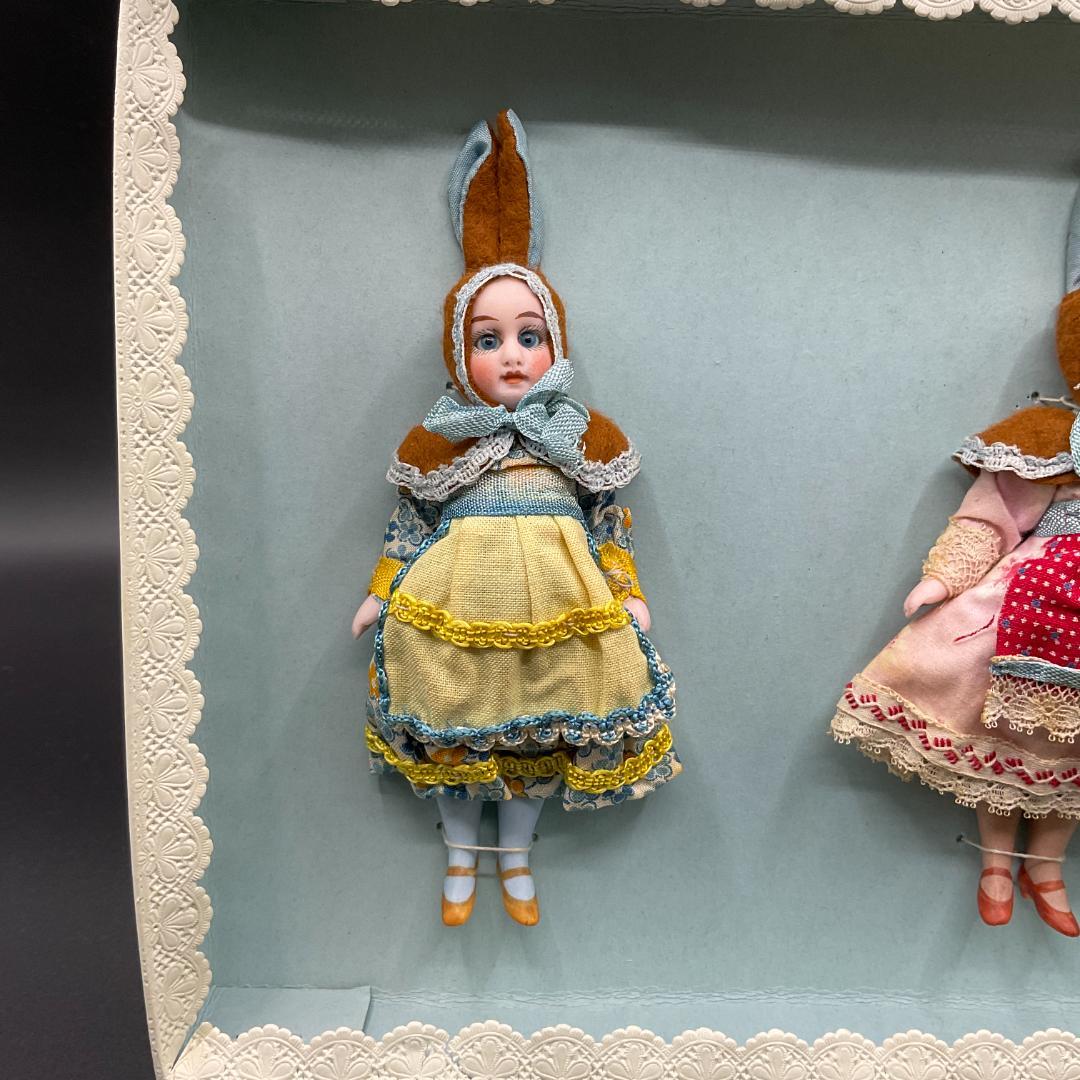 Hertwig ヘルトヴィヒ アンティーク ビスクドール バニー 兎 白うさぎ