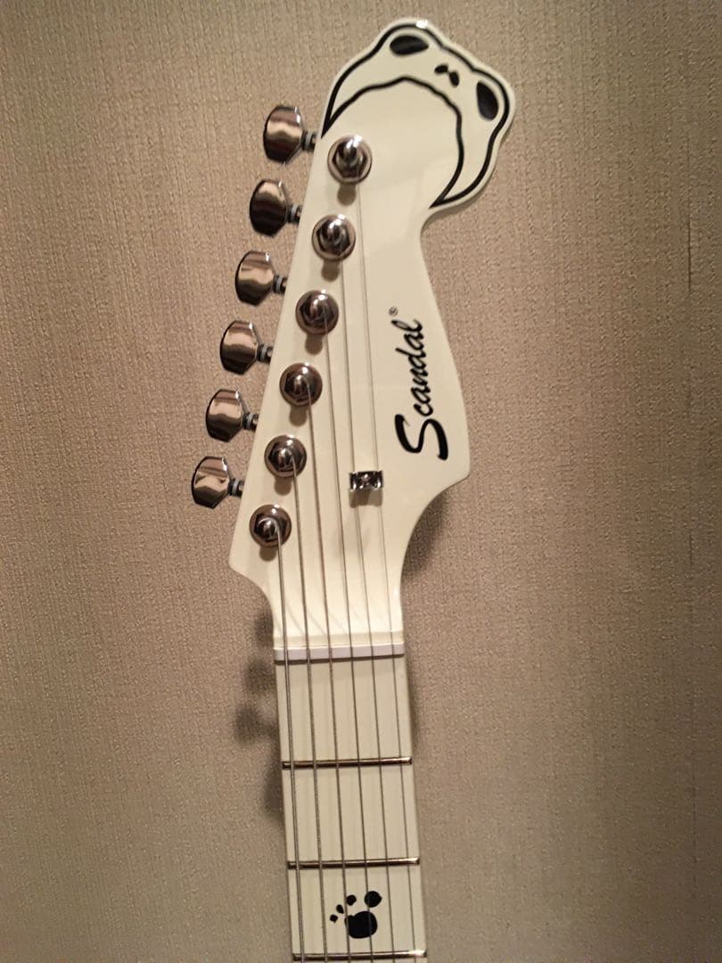 新品未使用　SCANDAL 受注生産　キャン太ギター