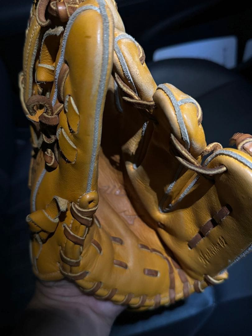 Mizuno Global Elite 大人用　軟式グローブ イエロー　内野手用