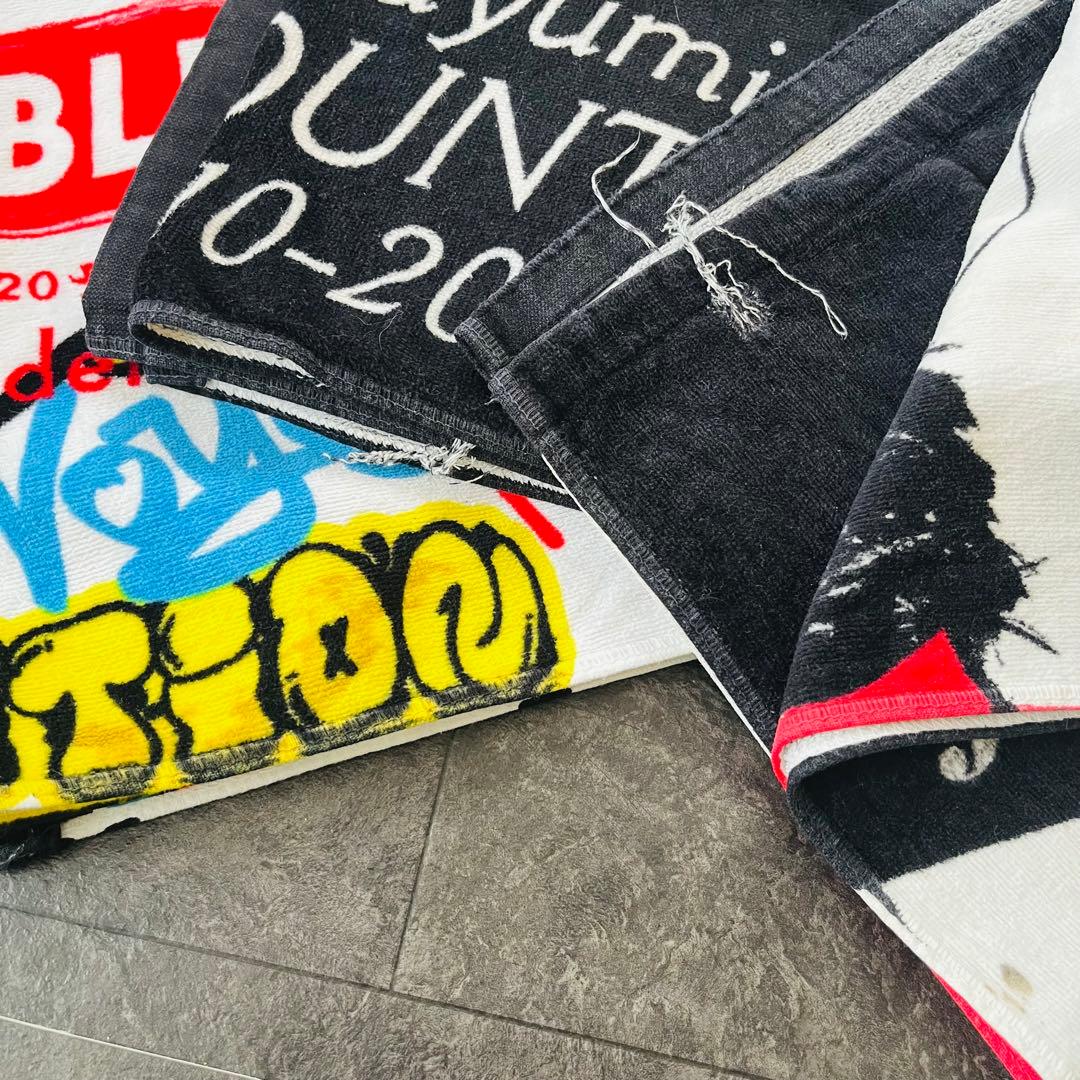 浜崎あゆみ ライブグッズ　ライブタオル　TA限定グッズ まとめ売り　ツアーグッズ