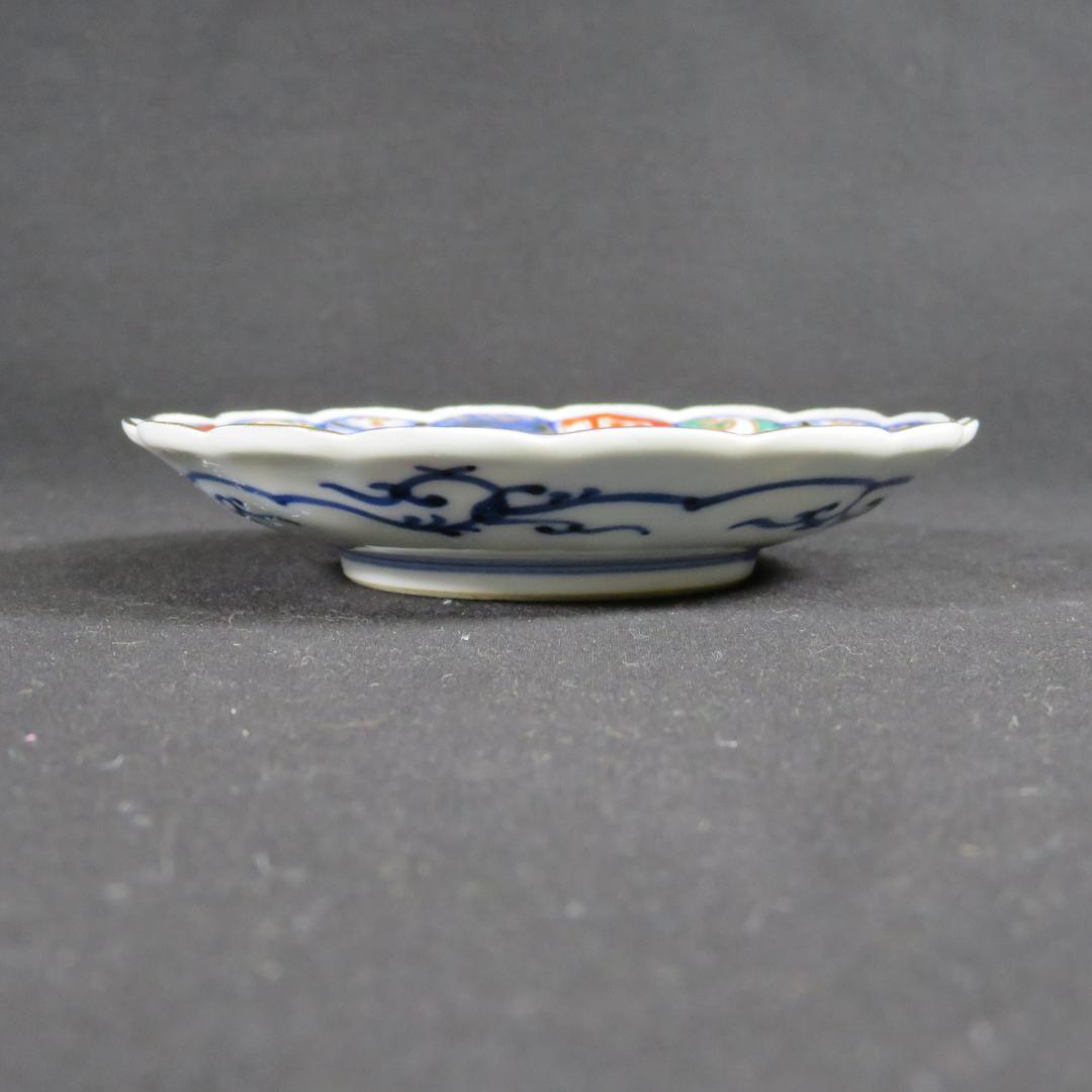 小皿 5枚 壽 金彩 色絵 美品 九谷