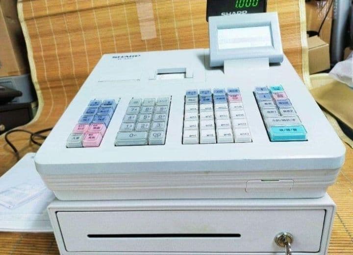 シャープレジスター　XE-A307　PC連携売上管理　フル設定無料　307050