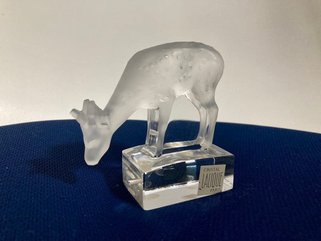 CRYSTAL LALIQUE ルネラリック鹿　ディア　ペーパーウェイト