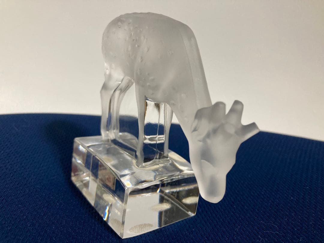 CRYSTAL LALIQUE ルネラリック鹿　ディア　ペーパーウェイト