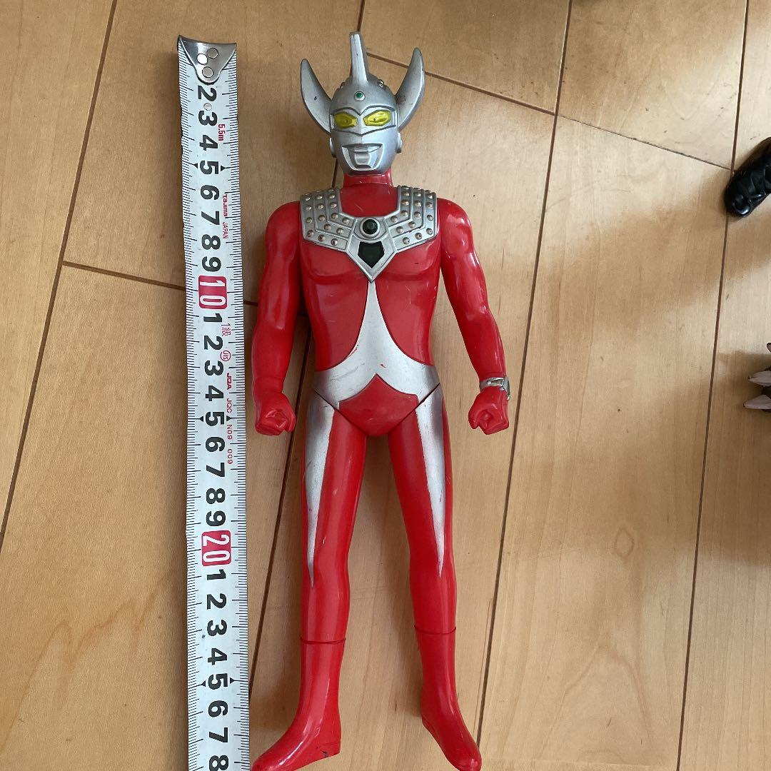 ウルトラマン4体　レア本　希少　巨大　約28センチ　ソフビ　90' レトロ