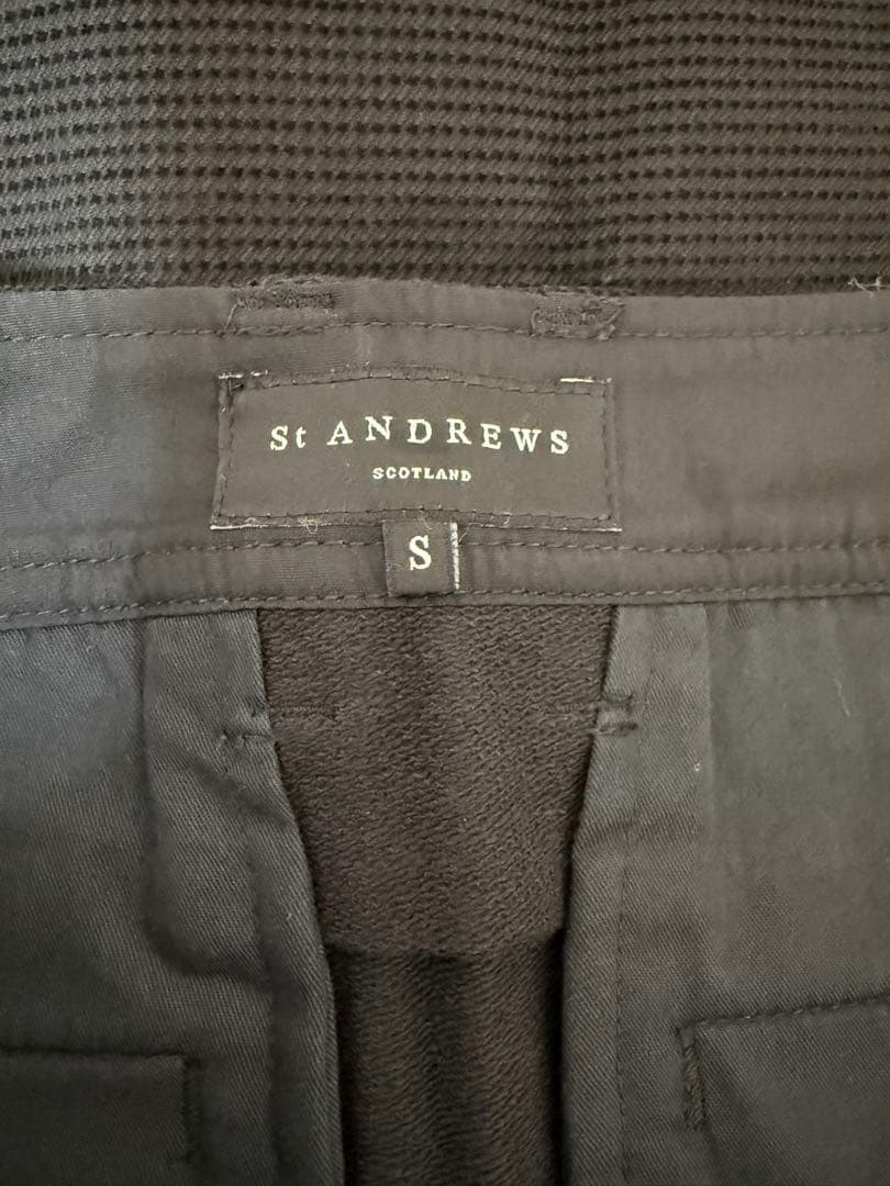 セントアンドリュース(St ANDREWS)プリーツスカート 黒　S ゴルフ