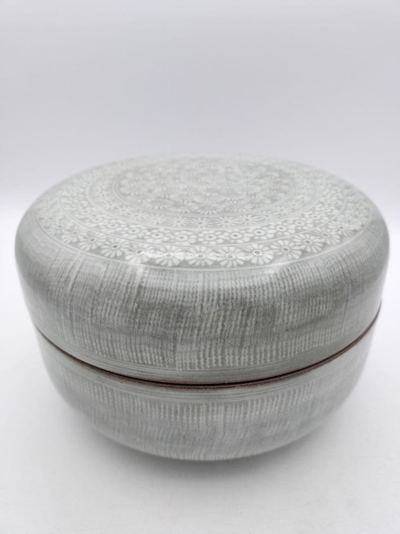 c697 喰篭 三島 森里陶楽 木箱 茶道具 古物