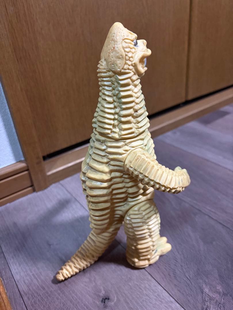 ブルマァク レッドキング ソフビ 当時物 1969年製 クリーム色 マルサン