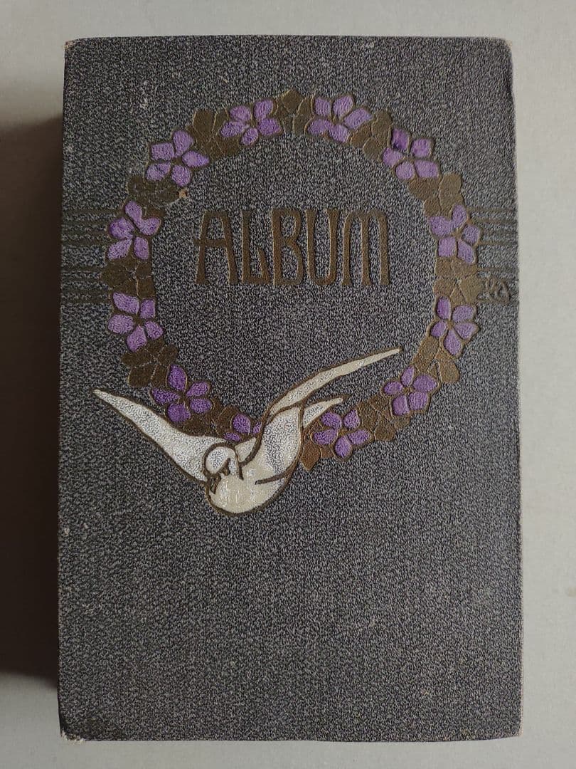 古絵葉書 36枚 アルバム 戦前 博覧会 アート 軍 記念絵葉書 大礼