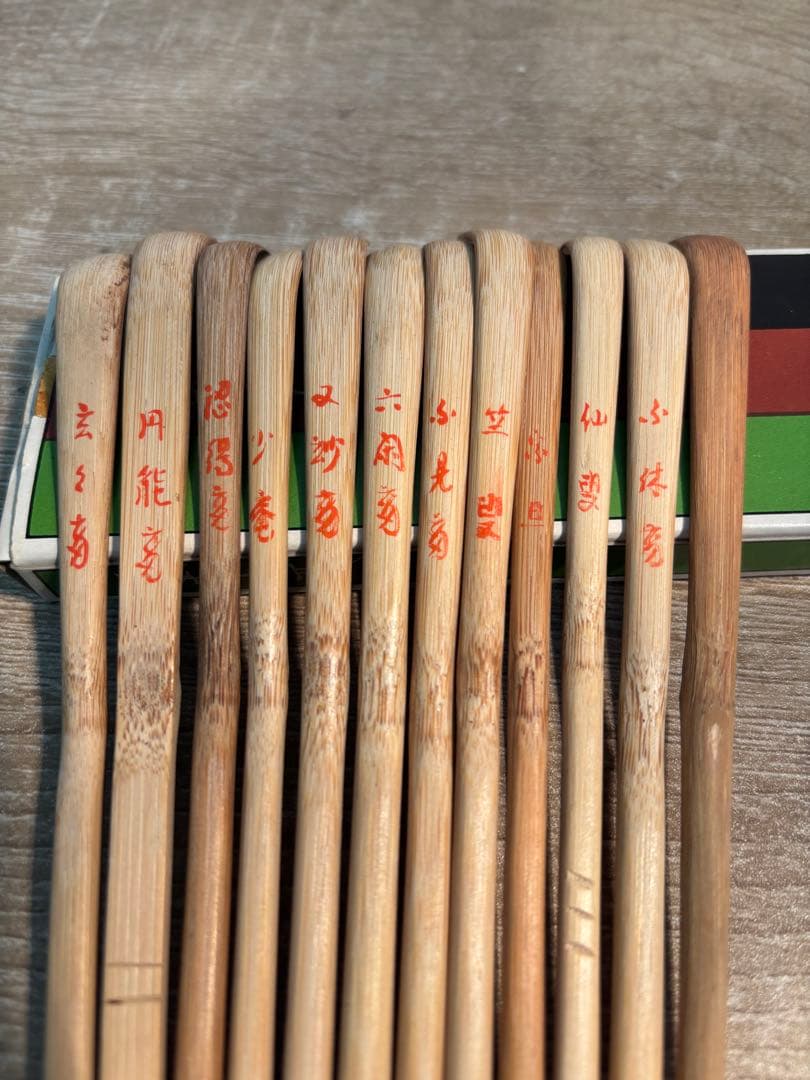 茶道具　裏千家流歴代茶杓