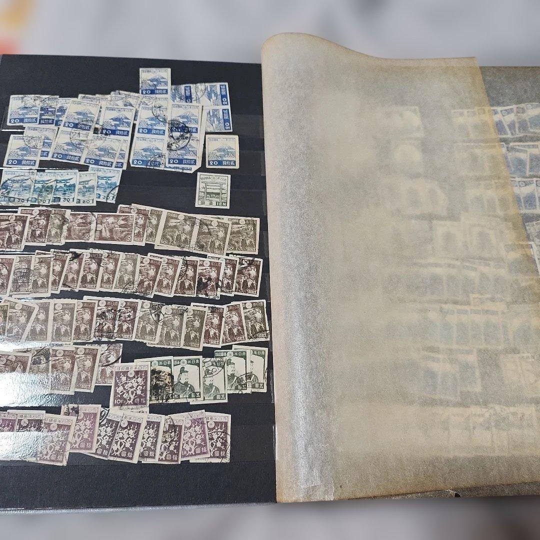 #1 昭和使用済み切手　1冊