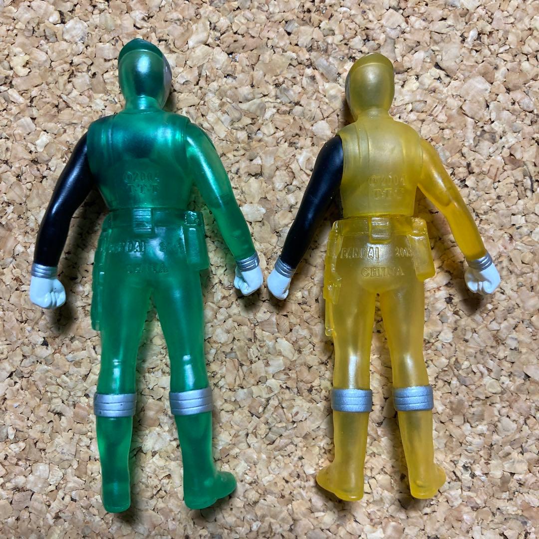 デカレンジャー食玩サイズソフビ17体　完全版