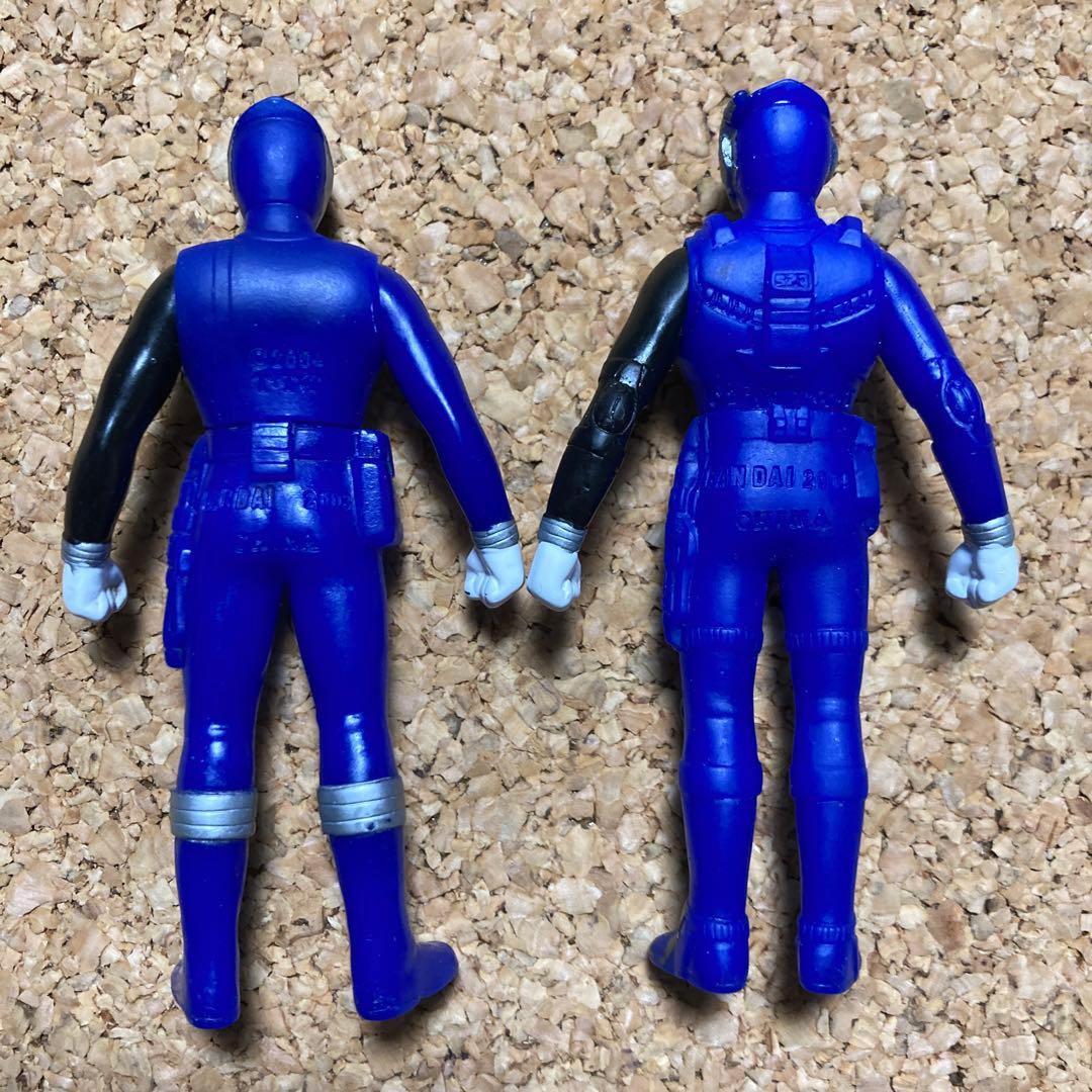 デカレンジャー食玩サイズソフビ17体　完全版