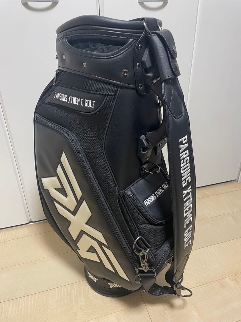 PXGツアー キャディバッグ 正規品　ブラック/ホワイト