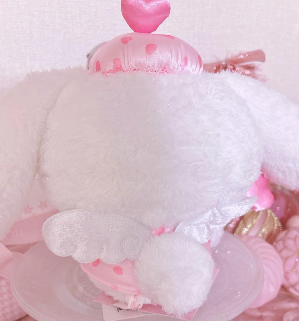 希少♡レア♡昭和レトロ♡シナモロール♡ハート♡ぬいぐるみ♡ピンク♡ロリータ♡