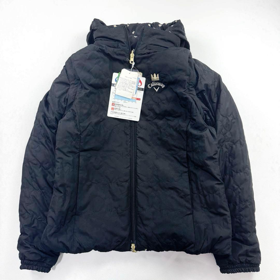 タグ付未使用品✨キャロウェイ ダウンジャケット リバーシブル 花柄 6WAY