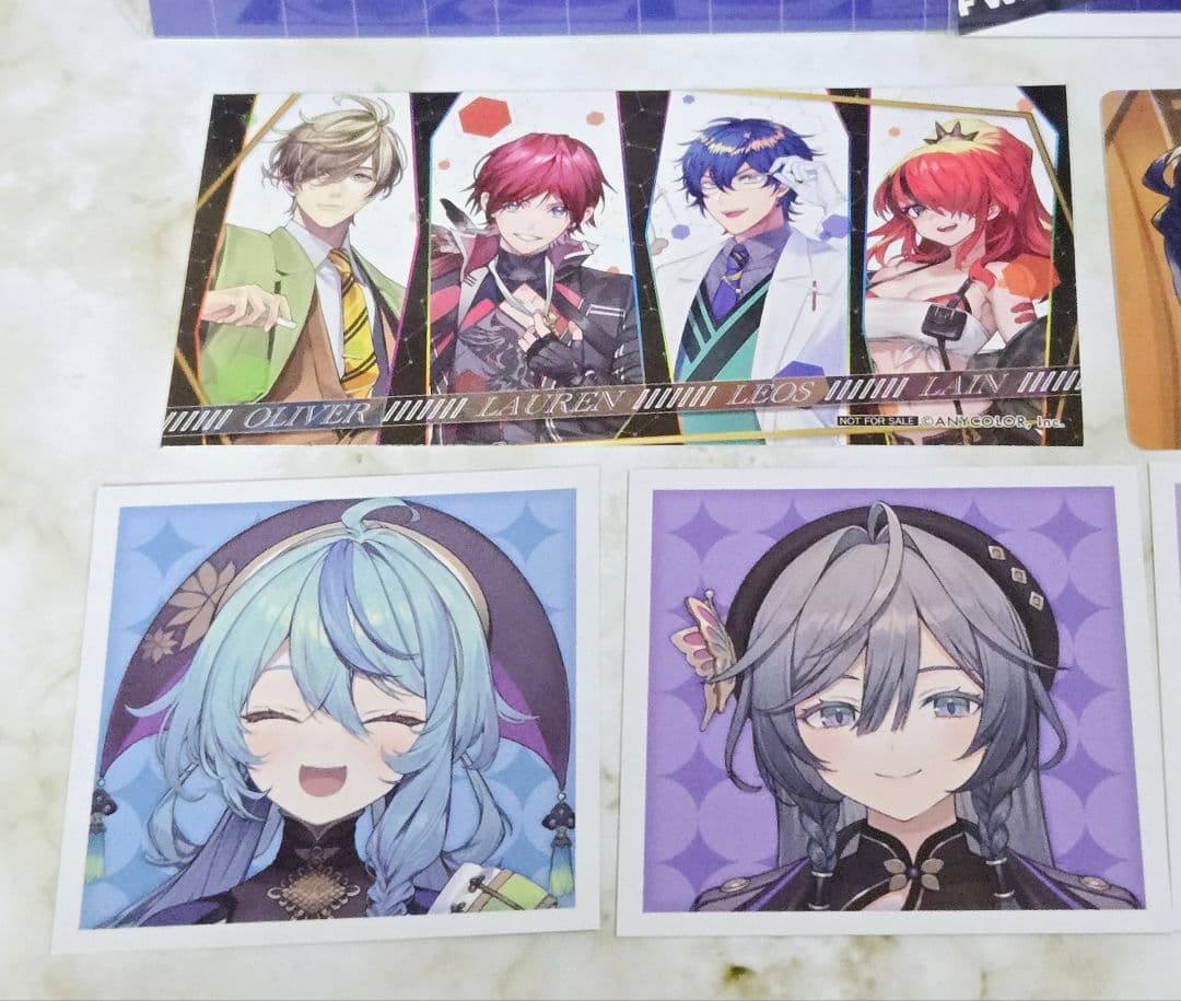 にじさんじ ポストカード カード チェキ ステッカー