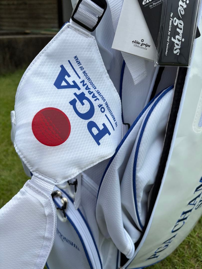PGA CHAMPIONSHIP キャディバッグ ホワイト・ブルー