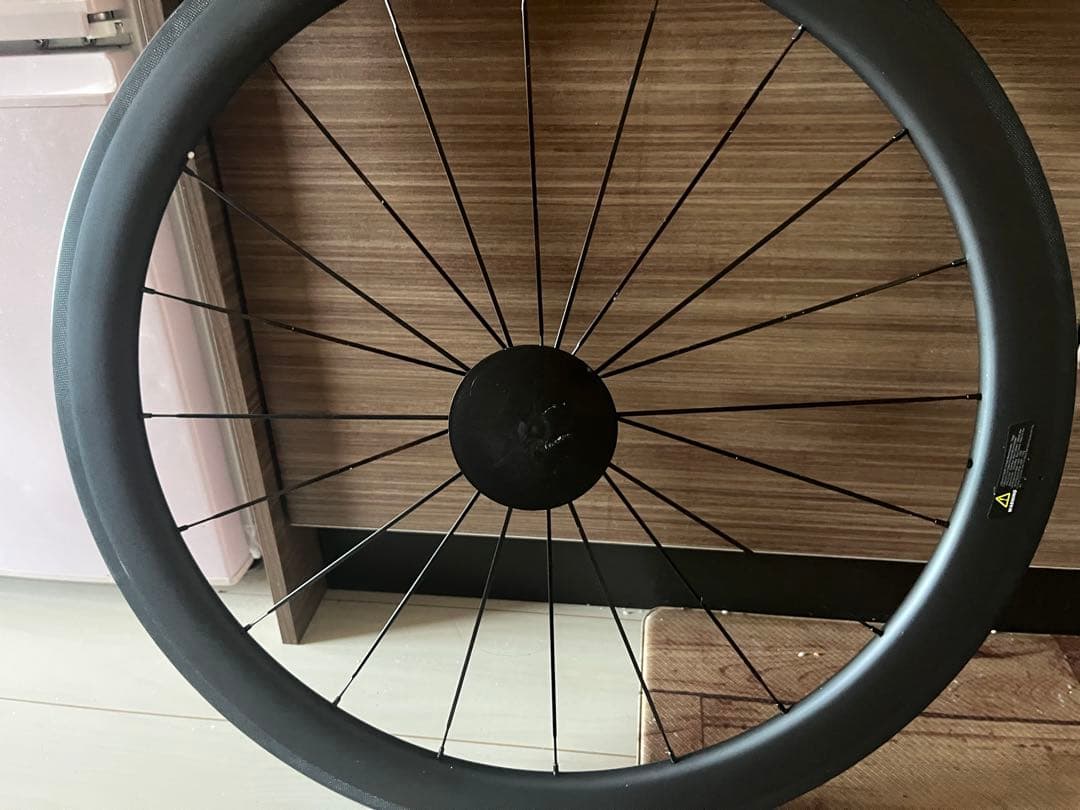新品未使用　カーボンリムブレーキ用ホイールセット50mm／シマノ11・12速対応