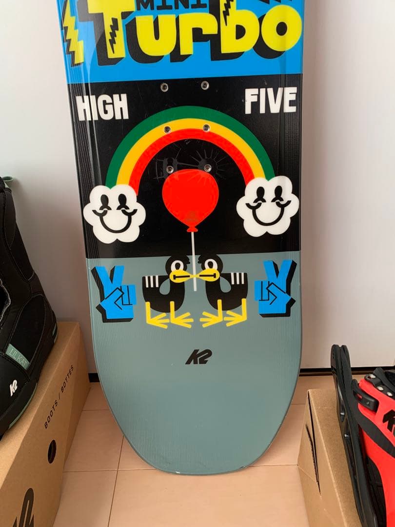 K2 MINI TURBO キッズスノーボード3点セット 130cm