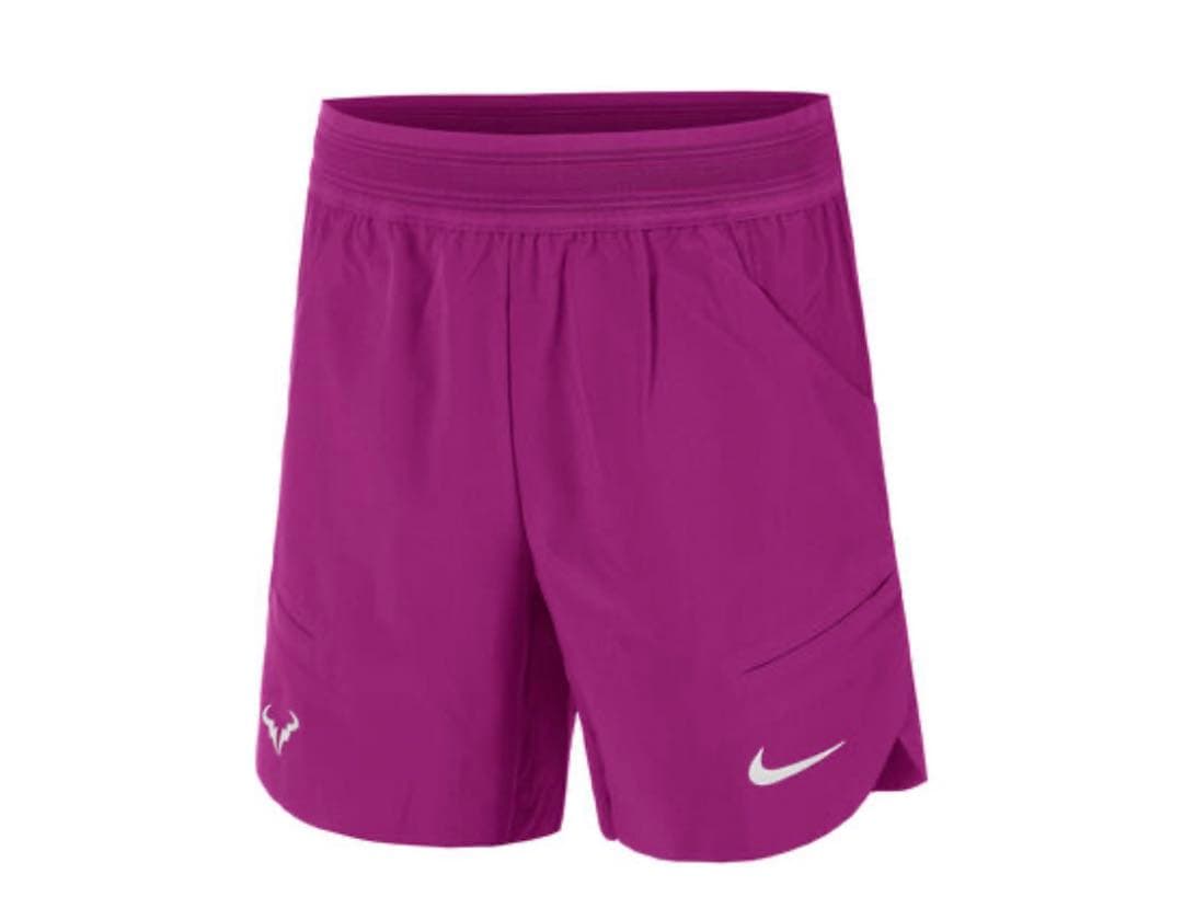 ナイキ　ナダル　 テニス　ハーフパンツ　ワインレッド　日本未入荷　新品未使用