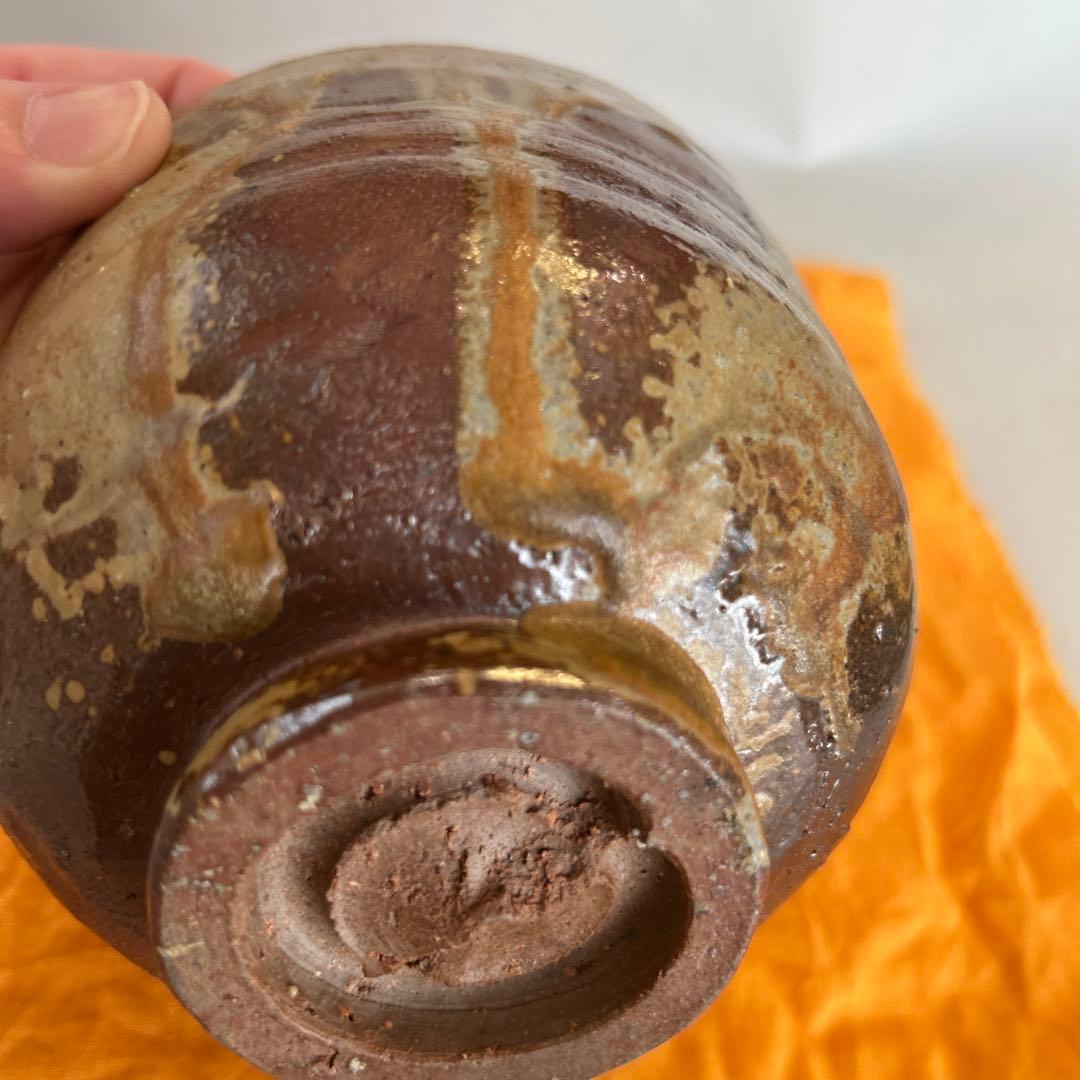 『値引き』【貴重】備前焼 人間国宝 藤原啓作 茶椀　 抹茶碗