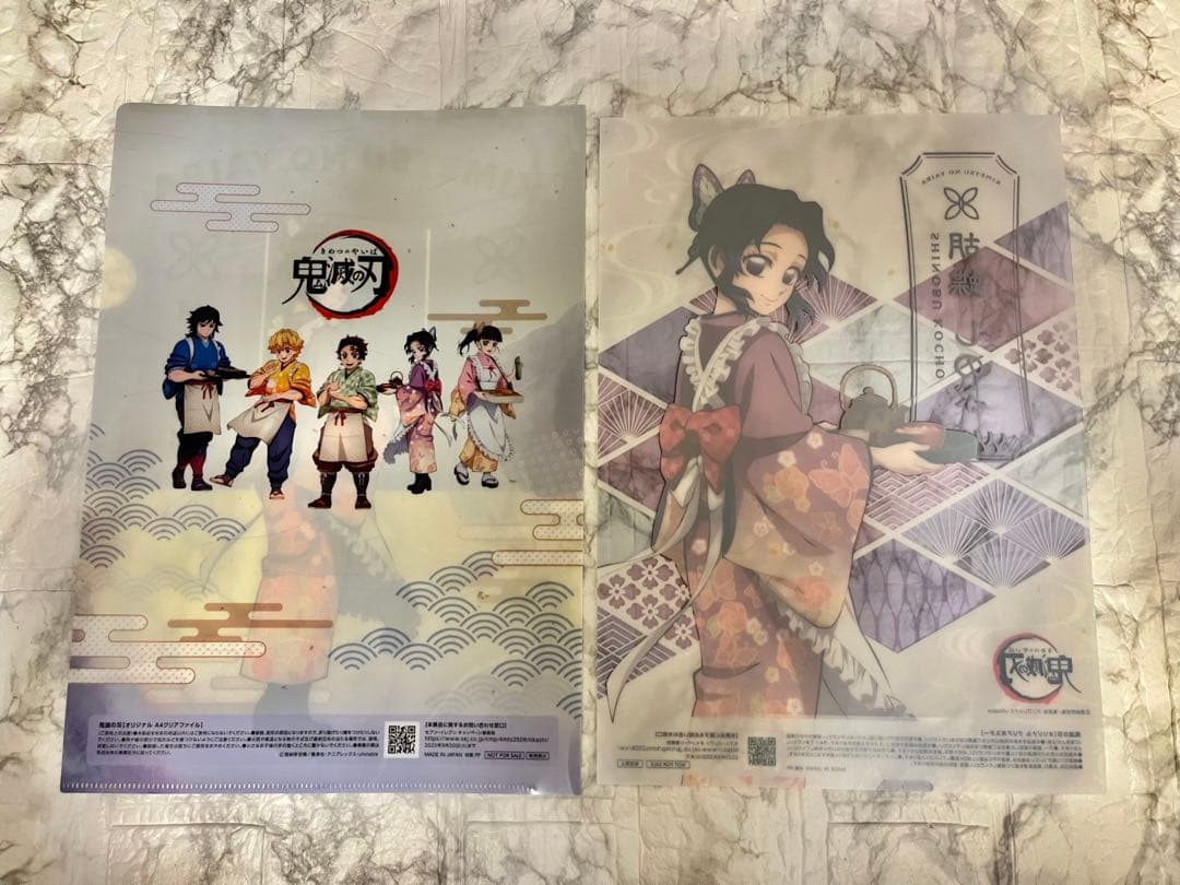 【胡蝶 しのぶ】鬼滅の刃 × セブンイレブン クリアファイル・クリアポスター
